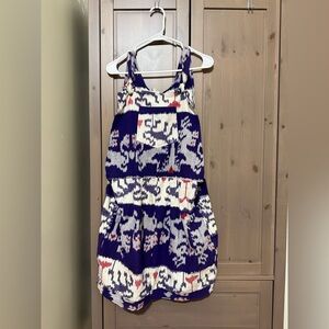 Vintage IKAT woven pinafore dress BRAND NEW